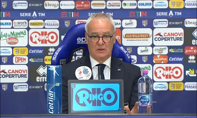 Ranieri: "Europa? L'anno scorso il Parma sembra salvo poi.."