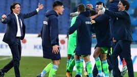 Lazio, festa a fine partita: Inzaghi scatenato!