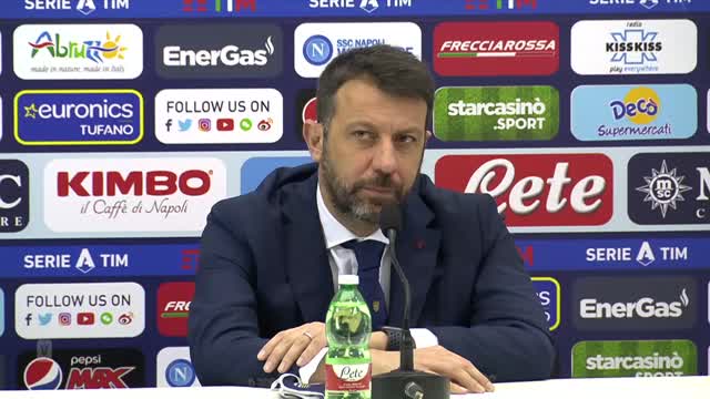 D'Aversa: "Non possiamo concedere gol così. La maglia va rispettata fino alla fine"