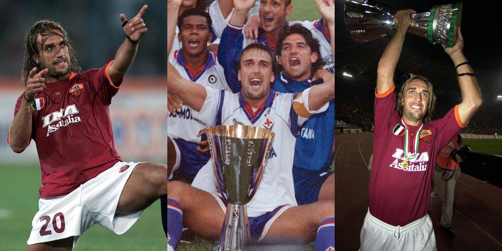 Batistuta, gli auguri speciali di Fiorentina e Roma: mito per sempre