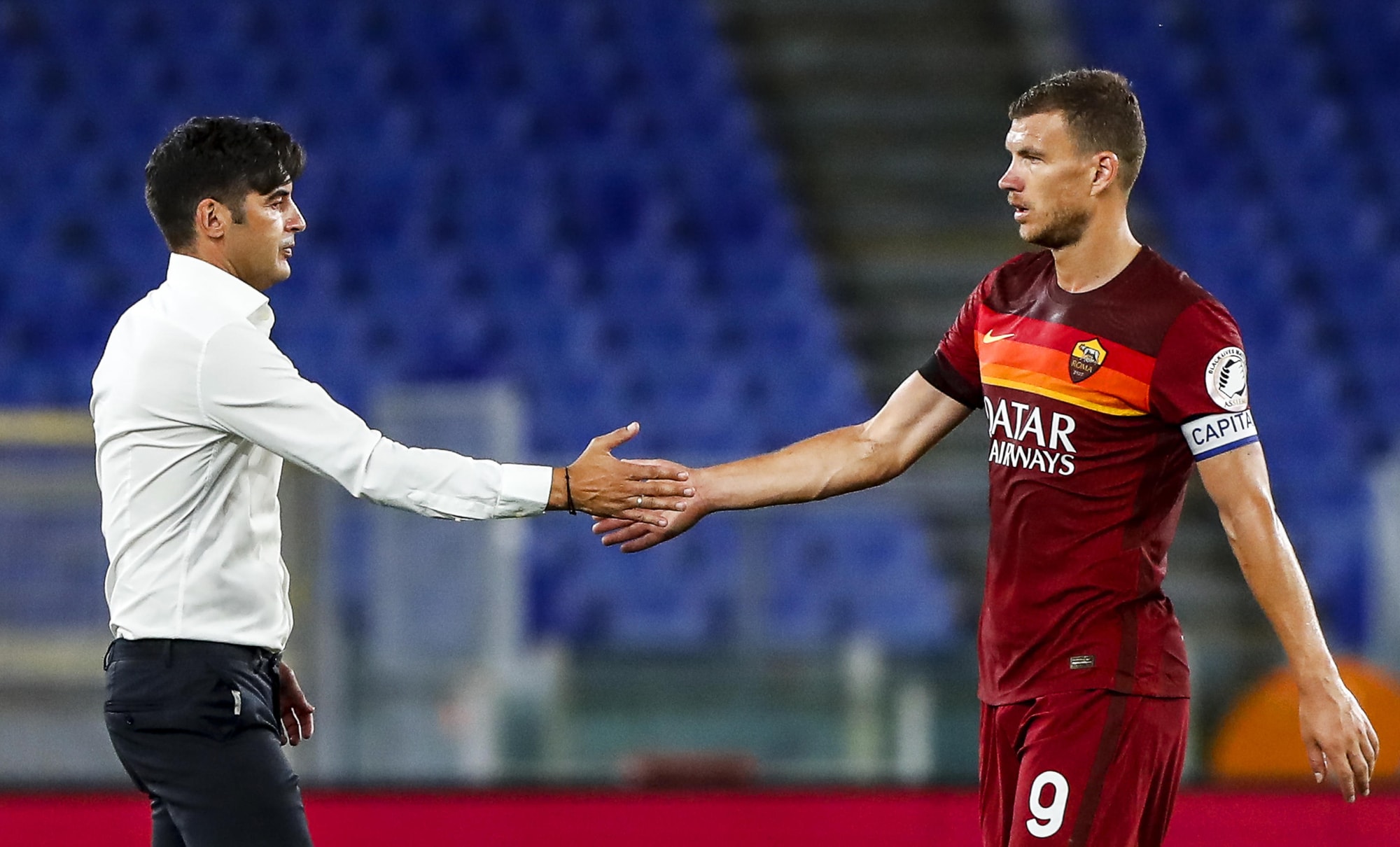 Dzeko e Fonseca, tregua per la Roma: ma il bosniaco andrà via a giugno