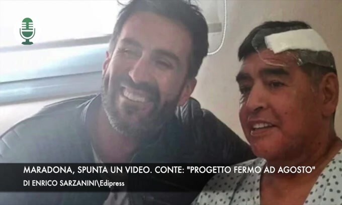 Maradona, spunta un nuovo video. Conte: “Progetto Inter fermo ad agosto”