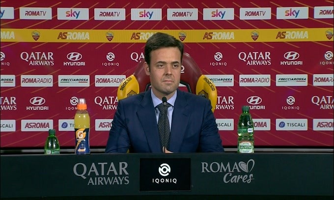 Tiago Pinto scherza: "Dzeko? Non mi aspettavo questa domanda.."