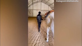 Diletta Leotta, giornata a cavallo!