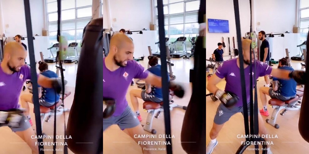 Amrabat si sfoga al sacco da boxe