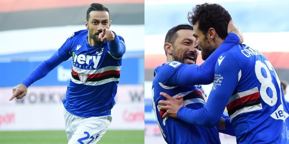 Quagliarella entra e stende la Fiorentina: vola la Sampdoria