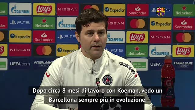 Pochettino elogia Koeman: "Il Barcellona migliora sempre"