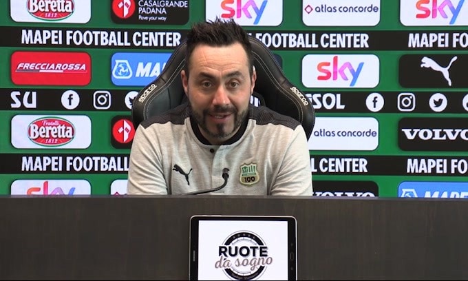De Zerbi: "Il Sassuolo è stabile dopo le migliori 7 d'Italia"