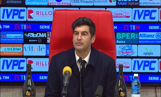 Fonseca: "L'uomo in meno del Benevento non ha cambiato la gara"