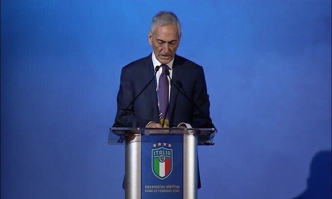 Gravina: "Può iniziare il secondo tempo di questa partita"
