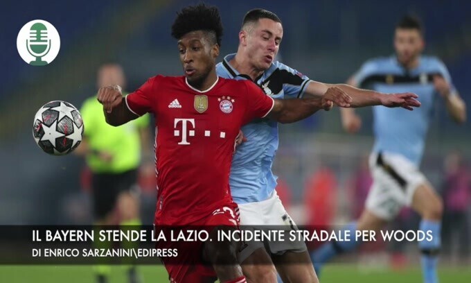 Il Bayern stende la Lazio. Incidente stradale per Woods
