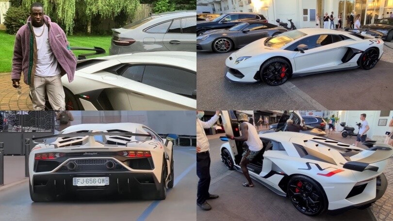 Lamborghini Aventador SVJ di Benjamin Mendy