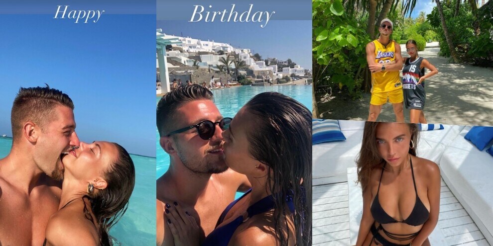 Milinkovic, gli auguri social di Natalija: “Mio amore”