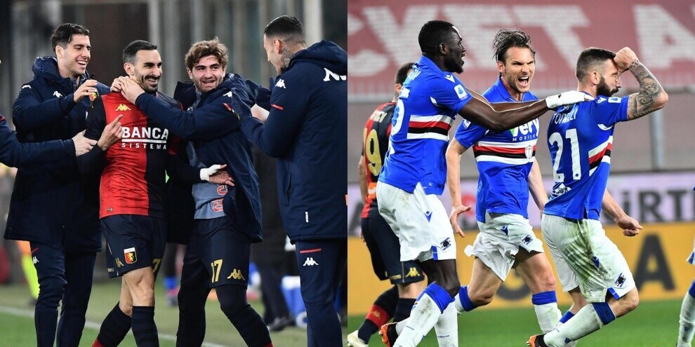 Genoa-Sampdoria è il derby dei difensori: Zappacosta-Tonelli, 1-1