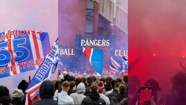 Rangers Glasgow quasi campioni, in migliaia assembrati all'Ibrox