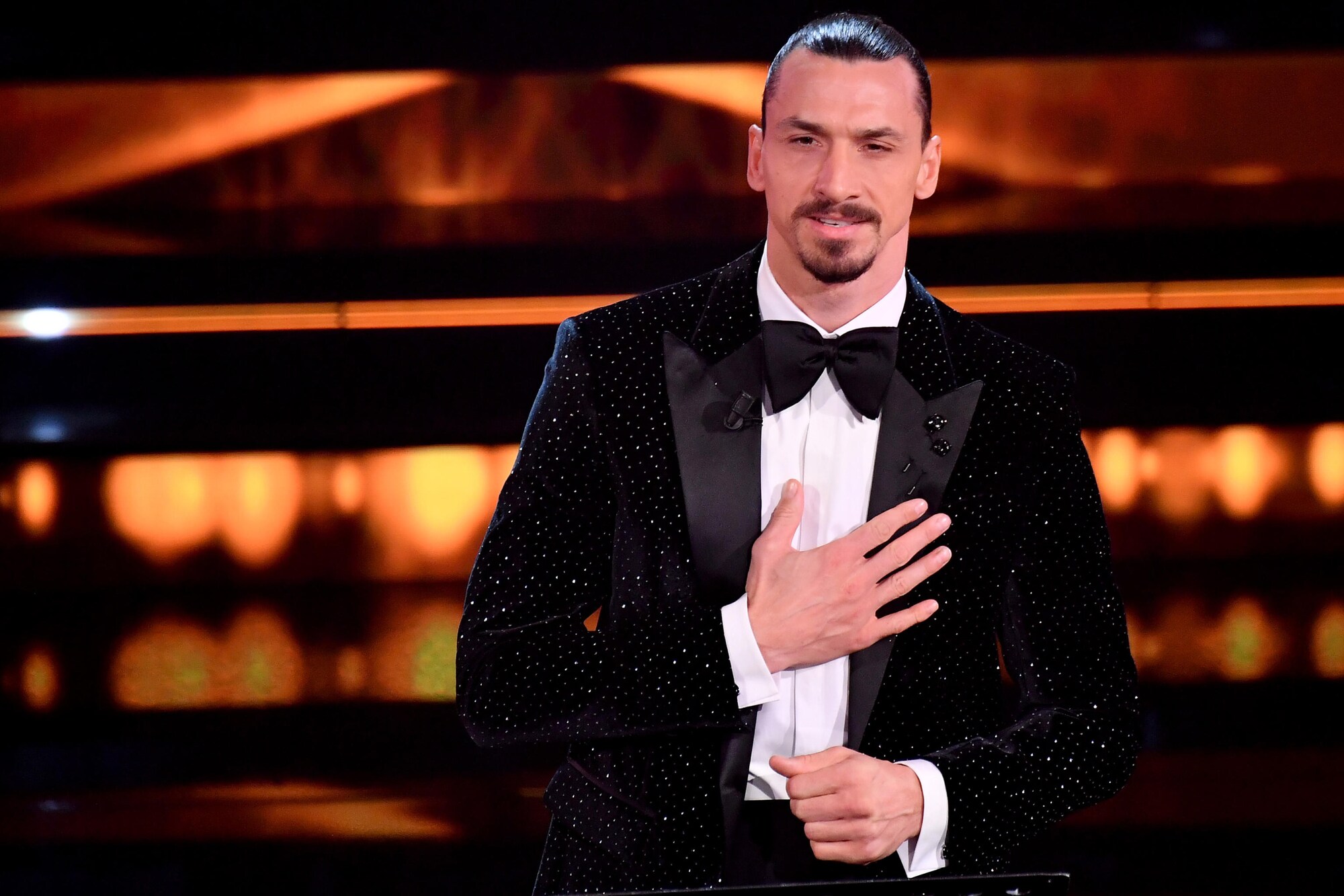 Ibrahimovic, monologo a Sanremo per ringraziare l'Italia