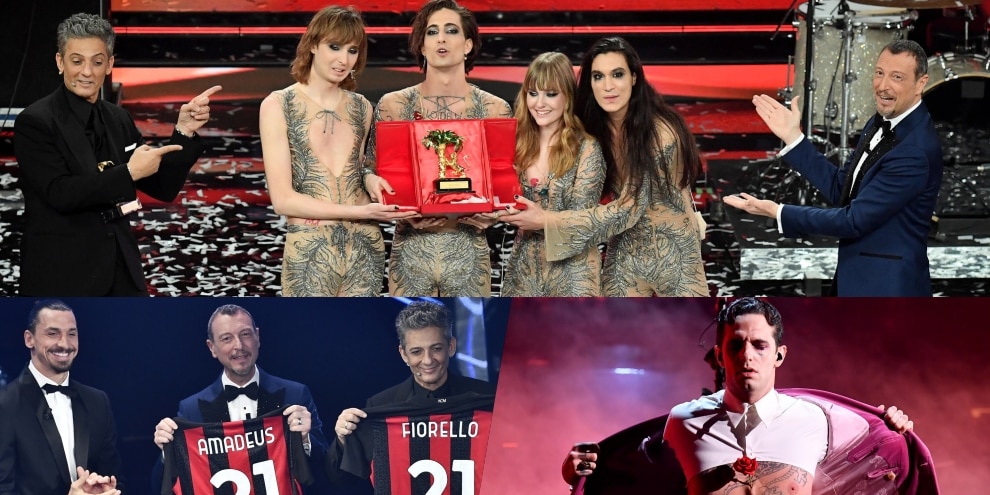 Sanremo, le immagini più belle dell'ultima serata e l'ironia social