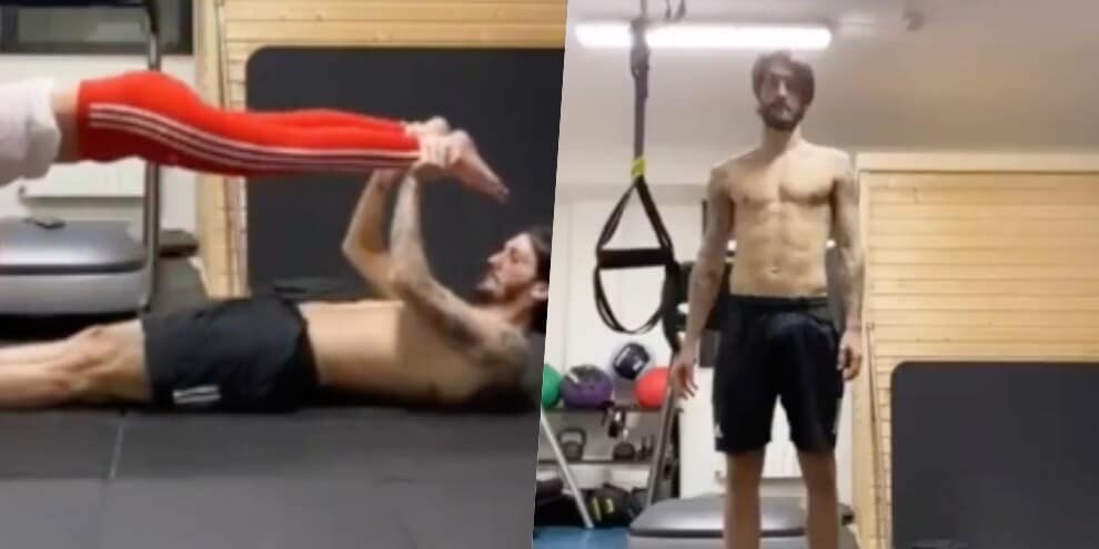 Luis Alberto e Patricia: l’allenamento è di coppia