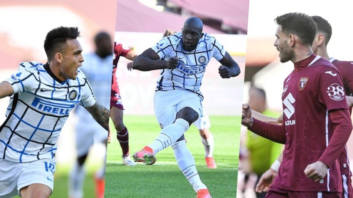 Lukaku su rigore, Lautaro incorna il Torino: l'Inter non si ferma