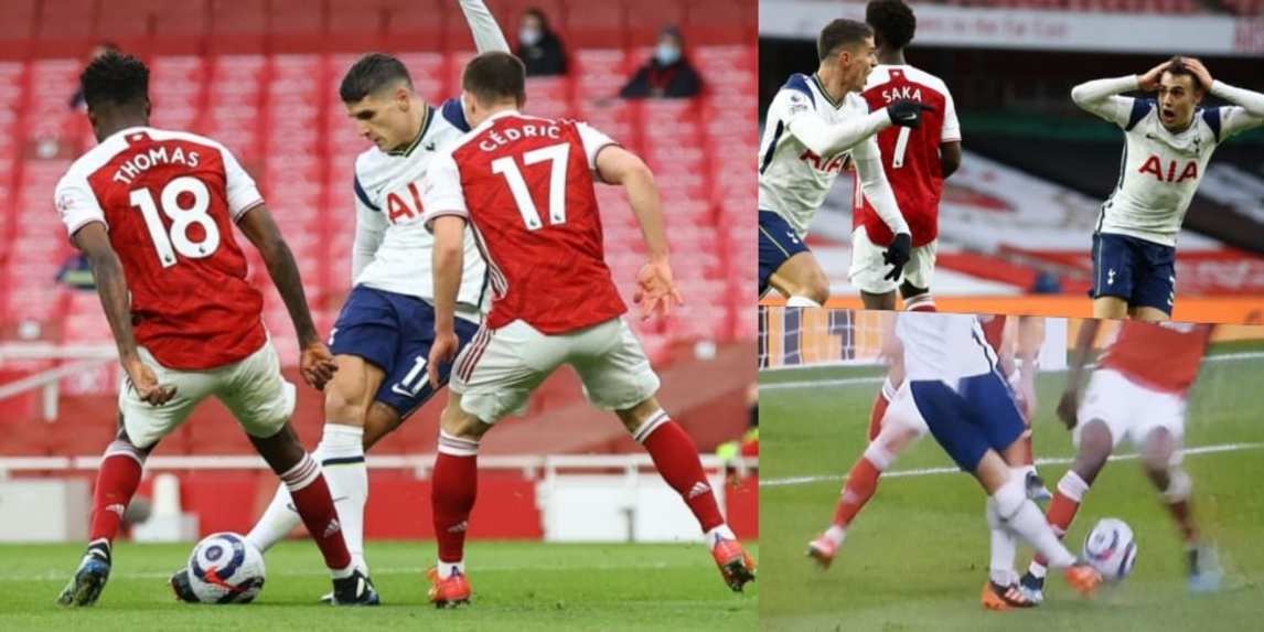 Lamela, le immagini del gol di rabona nel derby inglese