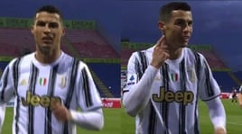 Ronaldo, esultanza polemica: mano all'orecchio verso la telecamera