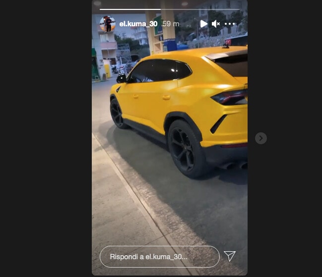 Babacar, ecco la sua nuova Lamborghini Urus in giallo