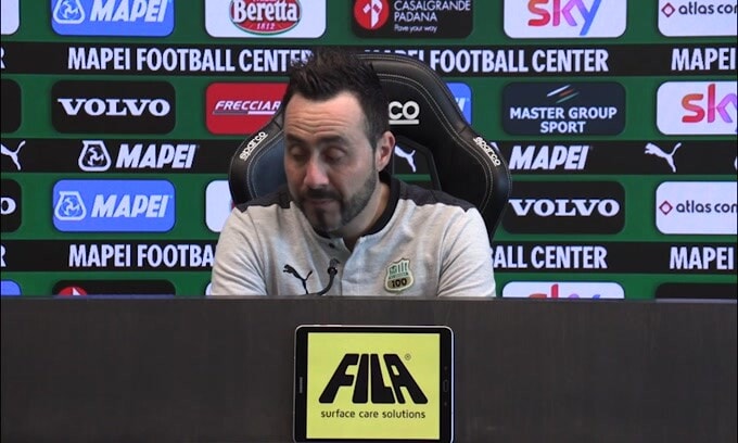 De Zerbi: "Per l'Europa servono una serie di vittorie"