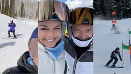 Lindsey Vonn, Hugh Jackman e... un violino: che sfida sugli sci!