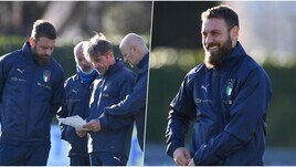 Ecco De Rossi tecnico: esordio nell’allenamento dell’Italia