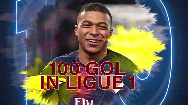 Fenomeno Mbappé, 100 gol in Ligue 1