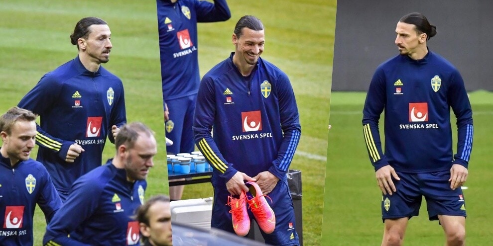 Ibrahimovic si riprende la Svezia: eccolo in allenamento!