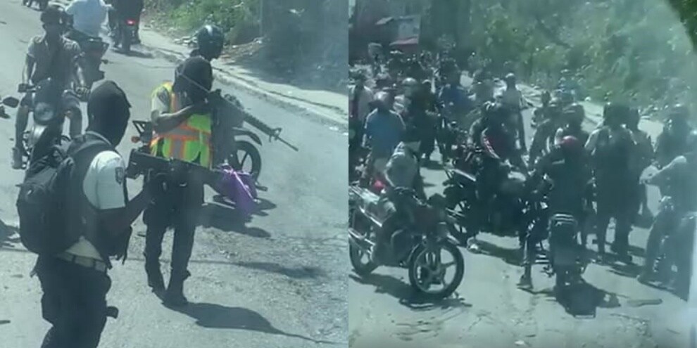 Belize ad Haiti accolto da ribelli armati: il video è terrificante