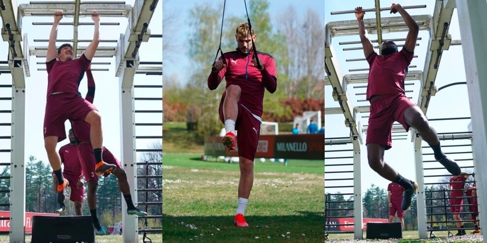 Il Milan si fa…il fisico: allenamento da culturista