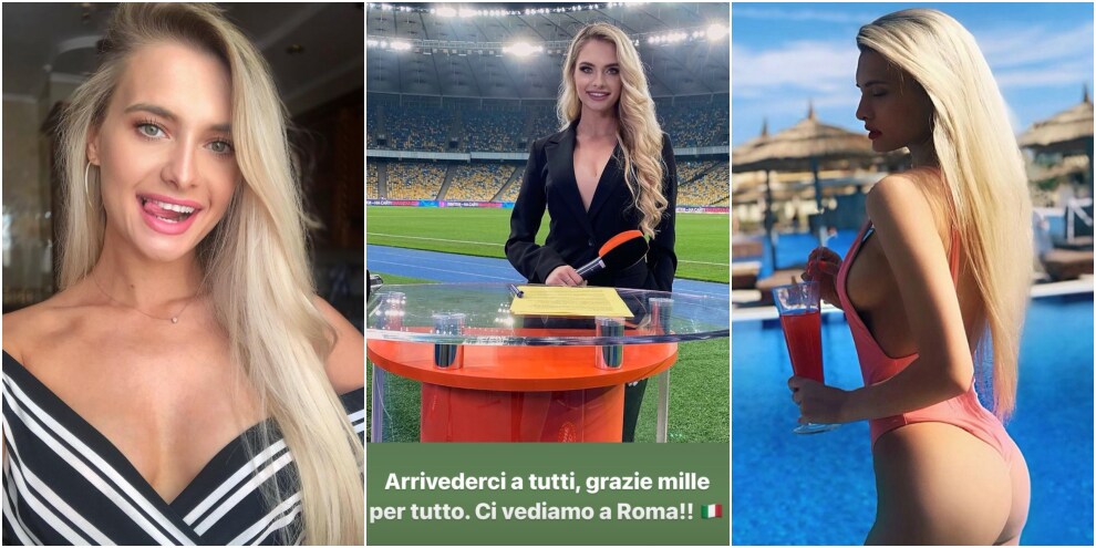 Olga Kalenchuk e il messaggio che manda in tilt i social: "Ci vediamo a Roma..."