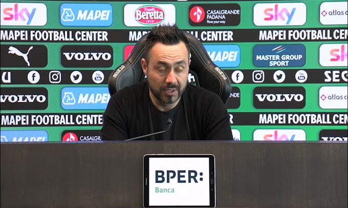 De Zerbi: "Locatelli e Ferrari out? Il Sassuolo segue la coscienza"