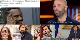 Torino-Juve: Pirlo bersaglio dell'ironia social