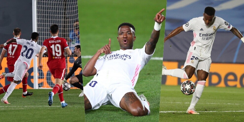 Real Madrid-Liverpool è lo show di Vinicius: doppietta a Klopp!