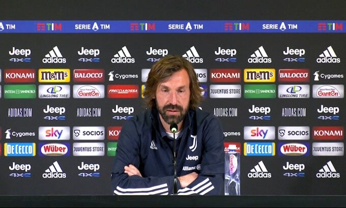 Pirlo: "Voglio vedere lo stesso atteggiamento messo contro il Napoli"