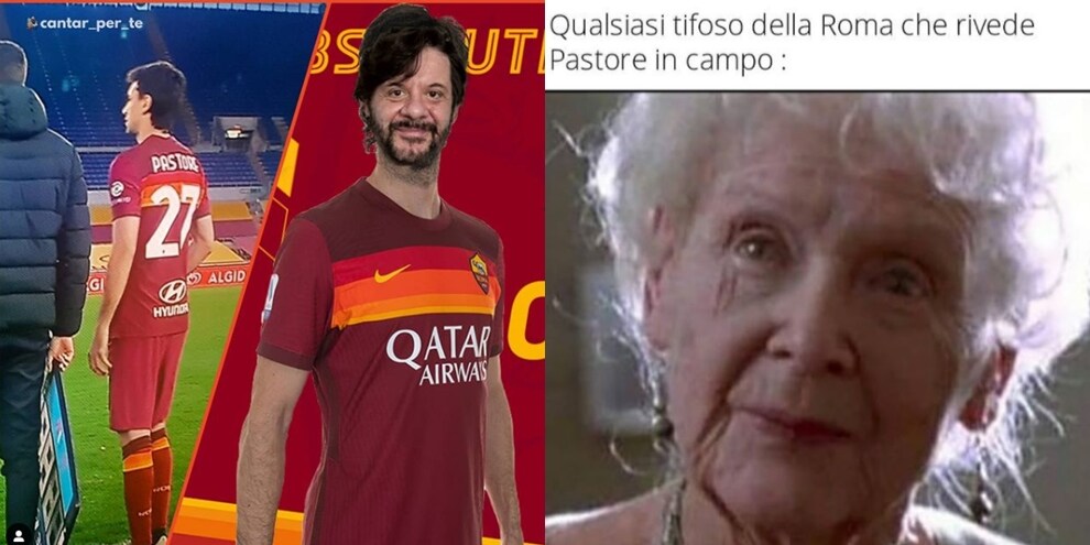 Pastore torna in campo dopo 10 mesi e il web si scatena. Le ironie social
