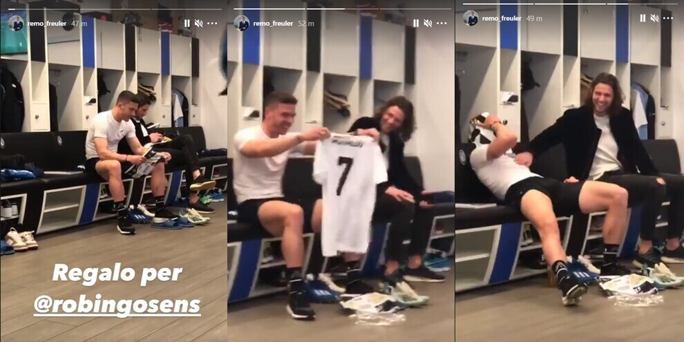 Gosens: CR7 non gli ha dato la maglia. Ci pensano i suoi compagni