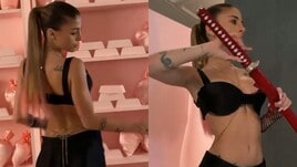 Lady Zaniolo versione ninja in minigonna fa impazzire i fan