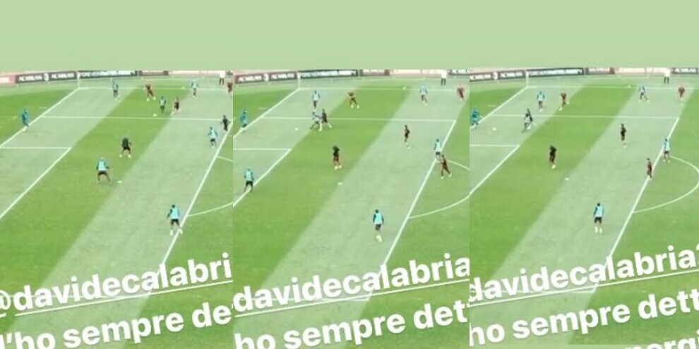 Donnarumma e Calabria, partitella e sfottò social