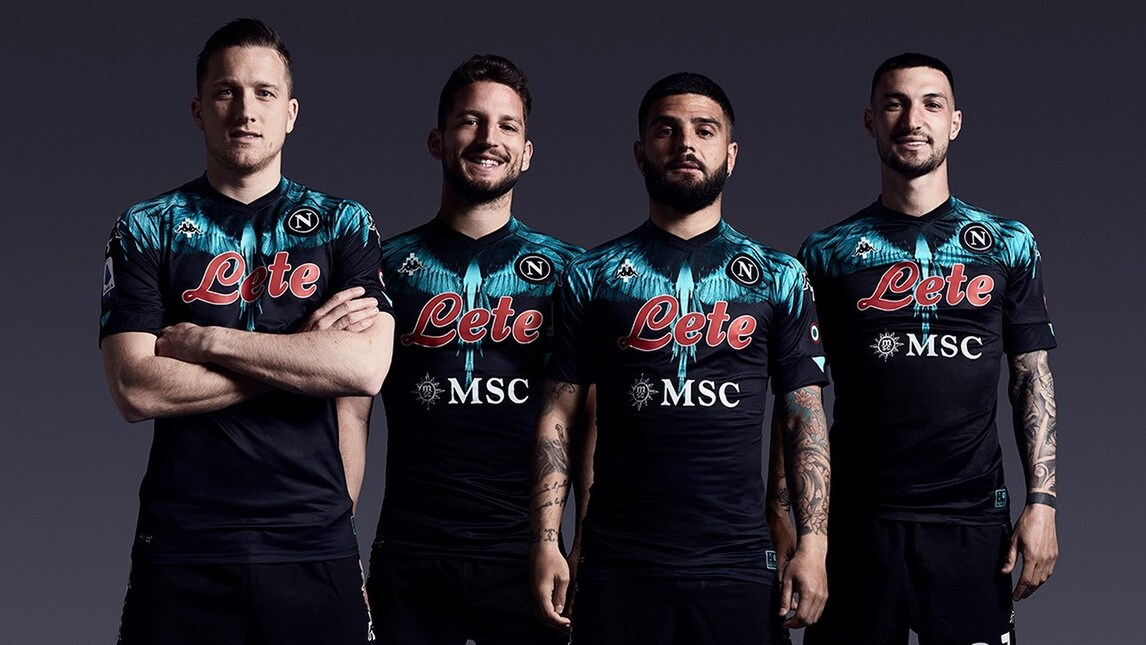 Napoli, i dettagli della nuova maglia: debutto con l'Inter
