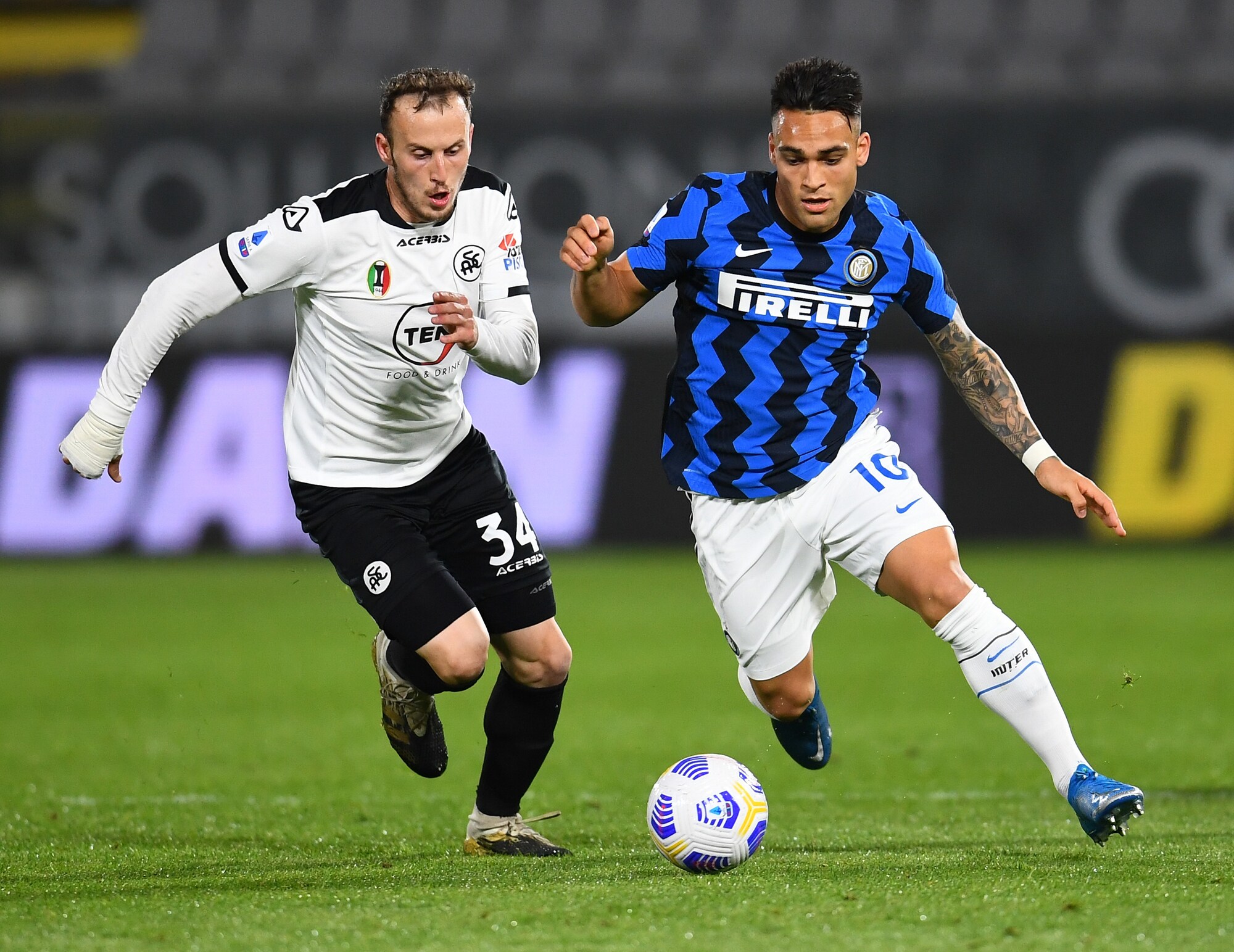 Spezia-Inter 1-1: tabellino, statistiche e marcatori