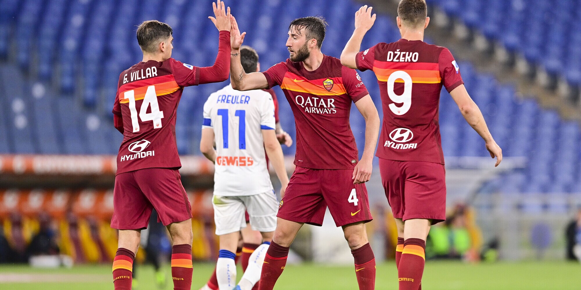 Cristante boom! La Roma riprende l’Atalanta con un gran gol