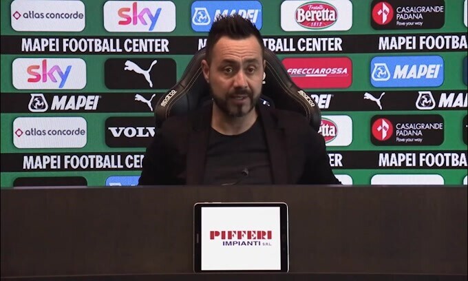De Zerbi: "Quagliarella immortale, per l'Europa League ci proviamo"