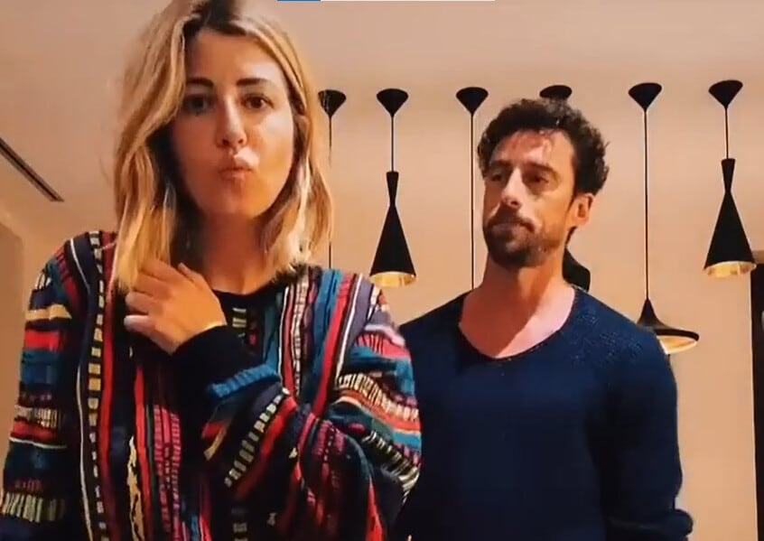 Marchisio e il suo primo tik tok con la moglie