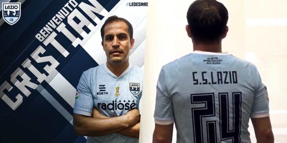 La Lazio Calcio a8 abbraccia Ledesma: “Is back!”