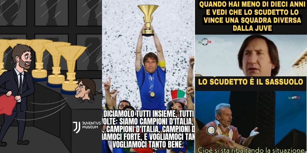 L'Inter è Campione d'Italia: i social si scatenano con le ironie