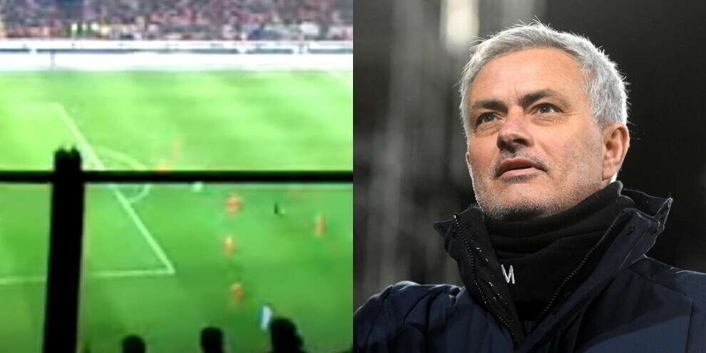 Il coro dei tifosi per Mourinho è da brividi